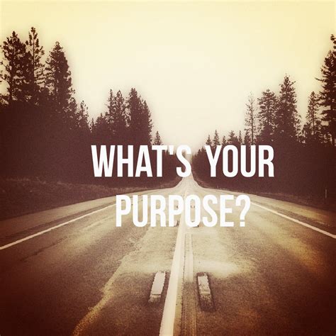 what is your purpose